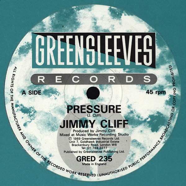 JIMMY CLIFF / JOSEY WALES - PRESSURE